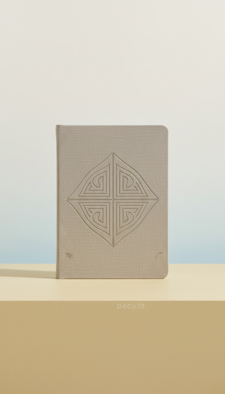 Matte Linen-Bound Devotional Journal