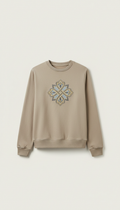 Soft Cotton Embroidered Sweatshirt